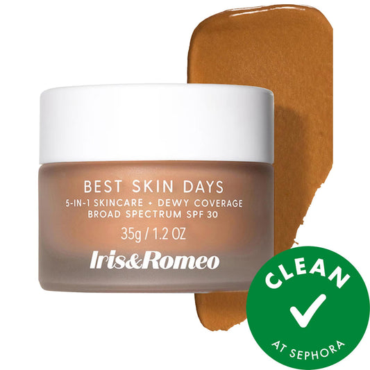 Best Skin Days SPF30 Whipped Tinted Moisturizer with Vitamin C + Hyaluronic Acid - Vegan, Cruelty-Free Makeup with SPF 30 Protection by Beauty Care Bag