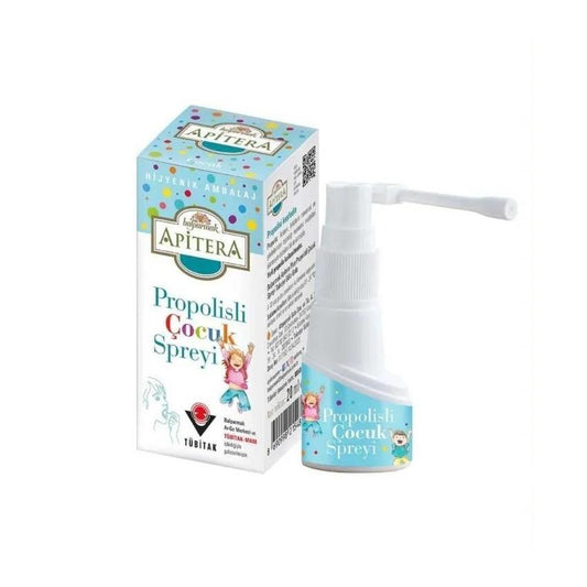 Apitera Propolis Supplement Spray for Children - Natural Immune Support, Raspberry Flavored, 0.68 fl oz by Beauty Care Bag