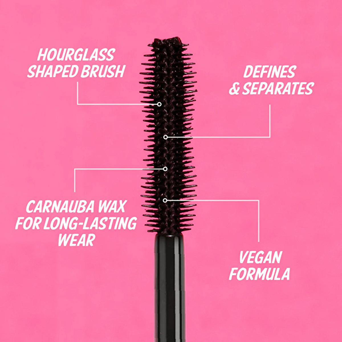 theBalm Big Fan Defining Mascara: Xtra-Lush Brush for Volumizing & Long-Lasting Eyelash Enhancement Ð Achieve Dramatic, Thick Lashes All Day. by Beauty Care Bag