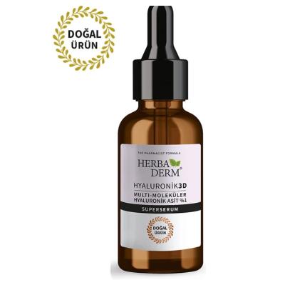 Herbaderm Hyaluronik 3D Serum - Anti-Aging Hyaluronic Acid Serum for Wrinkles, Vegan Skincare by Beauty Care Bag