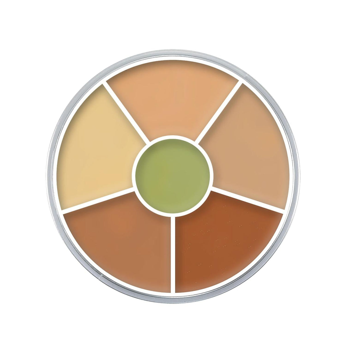 Kryolan Concealer Circle 6-Color Palette 40g by Beauty Care Bag