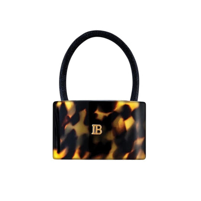 Balmain Cellulose Acetate Elastique Hair Tie Tortoise Shell 1 pc by Beauty Care Bag