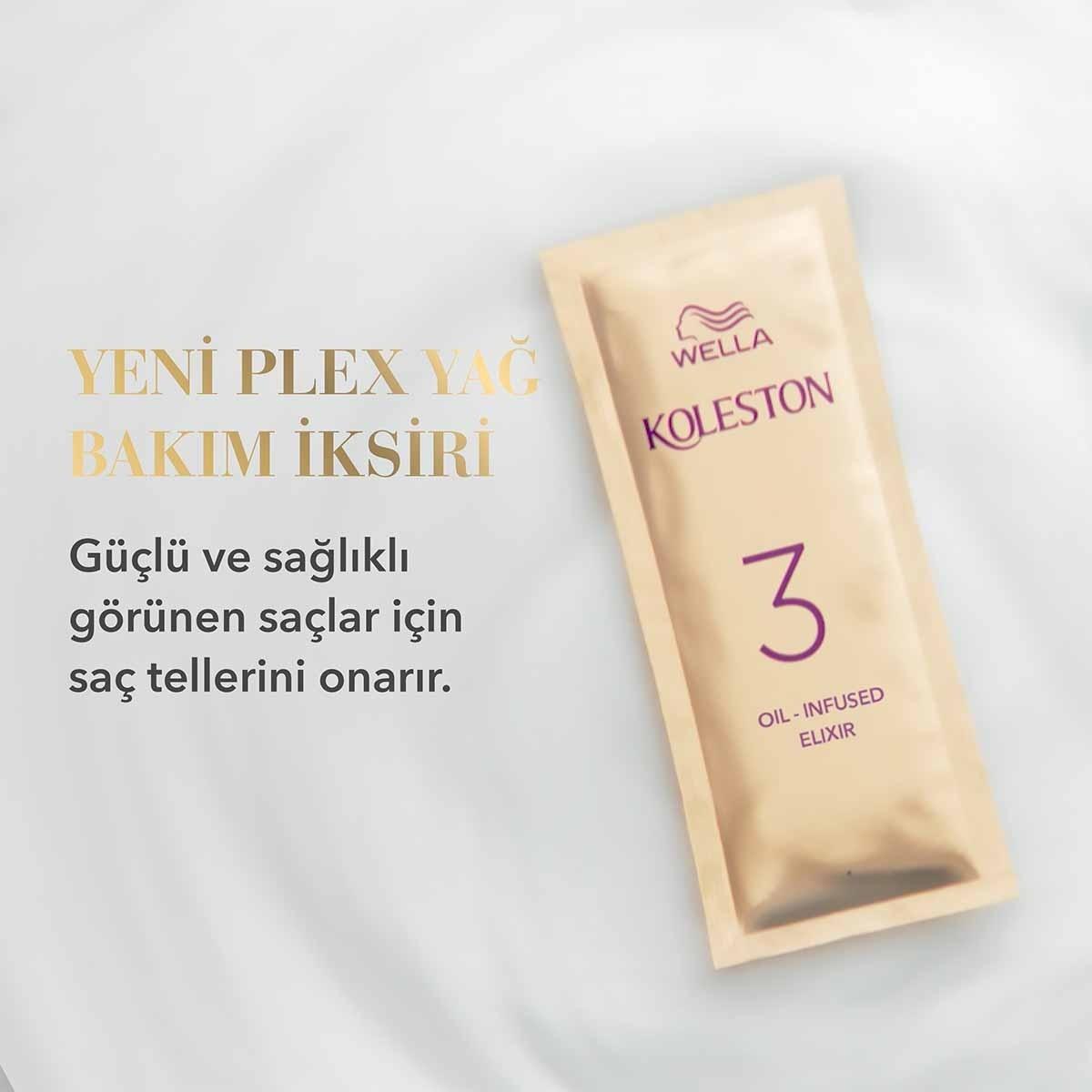 Wella Koleston Supreme 5/4 Light Chestnut Hair Dye: 100% Gray Coverage, Long Lasting Vibrant Brunette Color with Oil Elixir for Shine & Strength by Beauty Care Bag