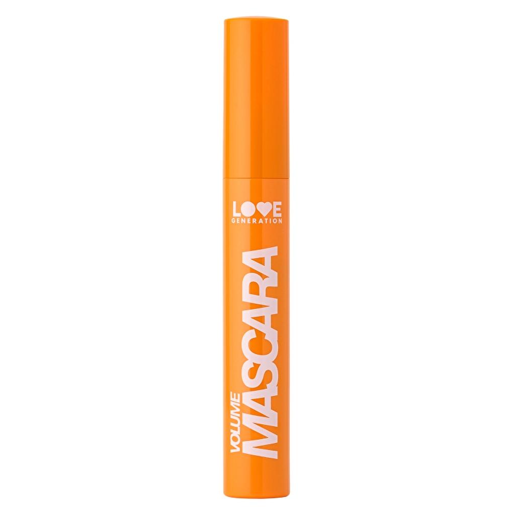 Love Generation Volume Mascara 01 with Oval Silicone Brush by Beauty Care Bag