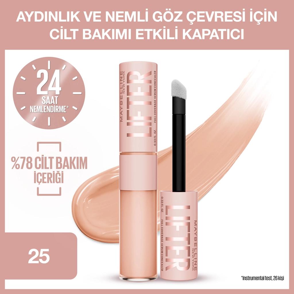 Maybelline Lifter Concealer with Caffeine & Peptides 25 by Beauty Care Bag