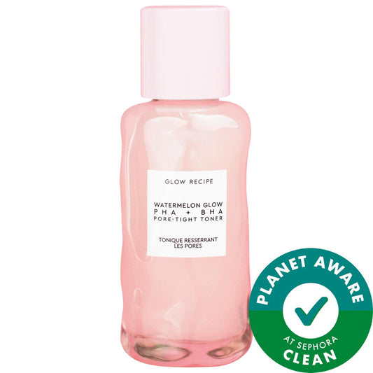 Watermelon Glow: PHA + BHA Pore-Tight Toner - Gentle Exfoliating, Hydrating Facial Toner for Pores, Vegan, Cruelty-Free by Beauty Care Bag