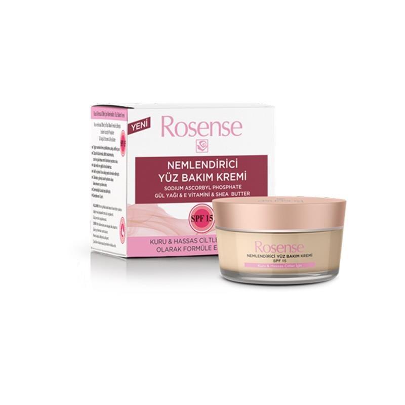 Rosense Moisturizing Face Cream for Dry & Sensitive Skin - 1.69 fl oz, Natural Ingredients, Sun Protection by Beauty Care Bag