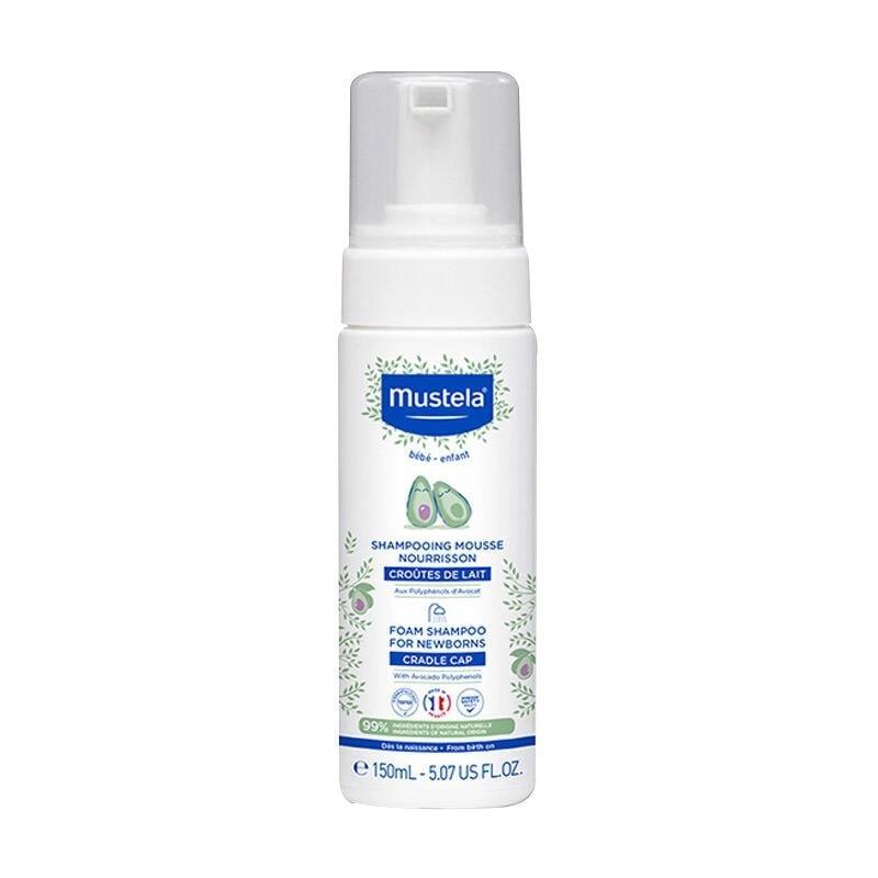 Mustela Baby Foam Shampoo for Newborns - Gentle, Tear-Free, 5.07 fl oz by Beauty Care Bag