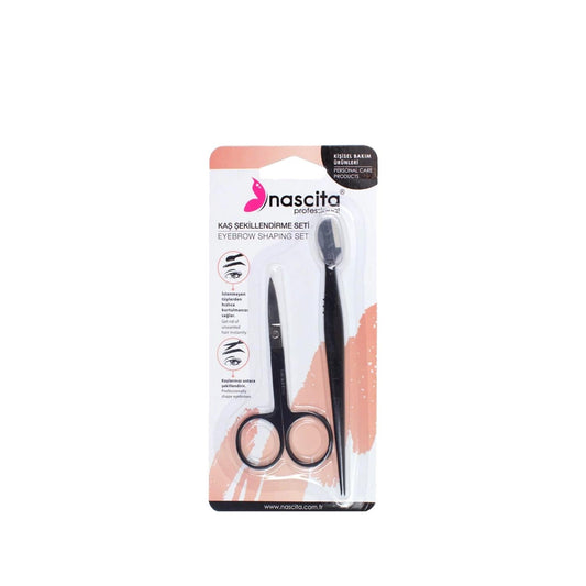 Nascita Eyebrow Shaping Set - Precise Grooming Kit for At-Home Use - NASRAZOR0004 by Beauty Care Bag