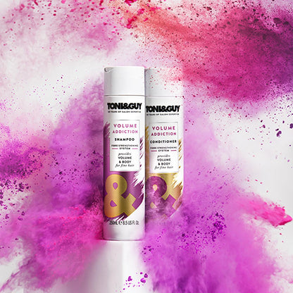 Toni&Guy Volume Addiction Hair Care Cream for Fine Hair - 250ml, Nourishing & Volumizing by Beauty Care Bag