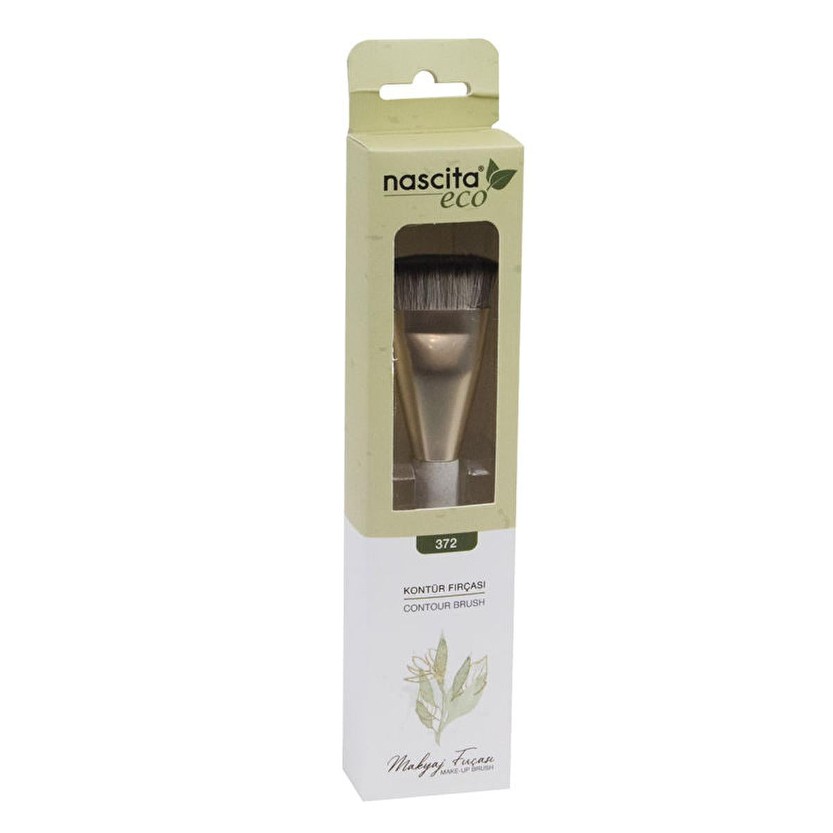 Nascita Eco Contour Brush 372 - Soft Contour Makeup Brush for Precise Application by Beauty Care Bag