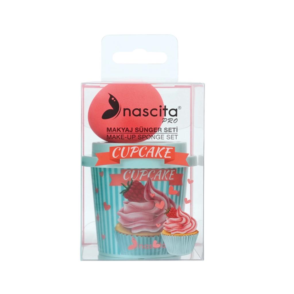 Nascita Cupcake Makeup Sponge Set for Flawless Blending by Beauty Care Bag