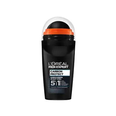 L'Oreal Paris Men Expert Carbon Protect Antiperspirant Deodorant Roll-On for Men - 48 Hour Sweat Protection, Stain-Free, Carbon Active Technology by Beauty Care Bag