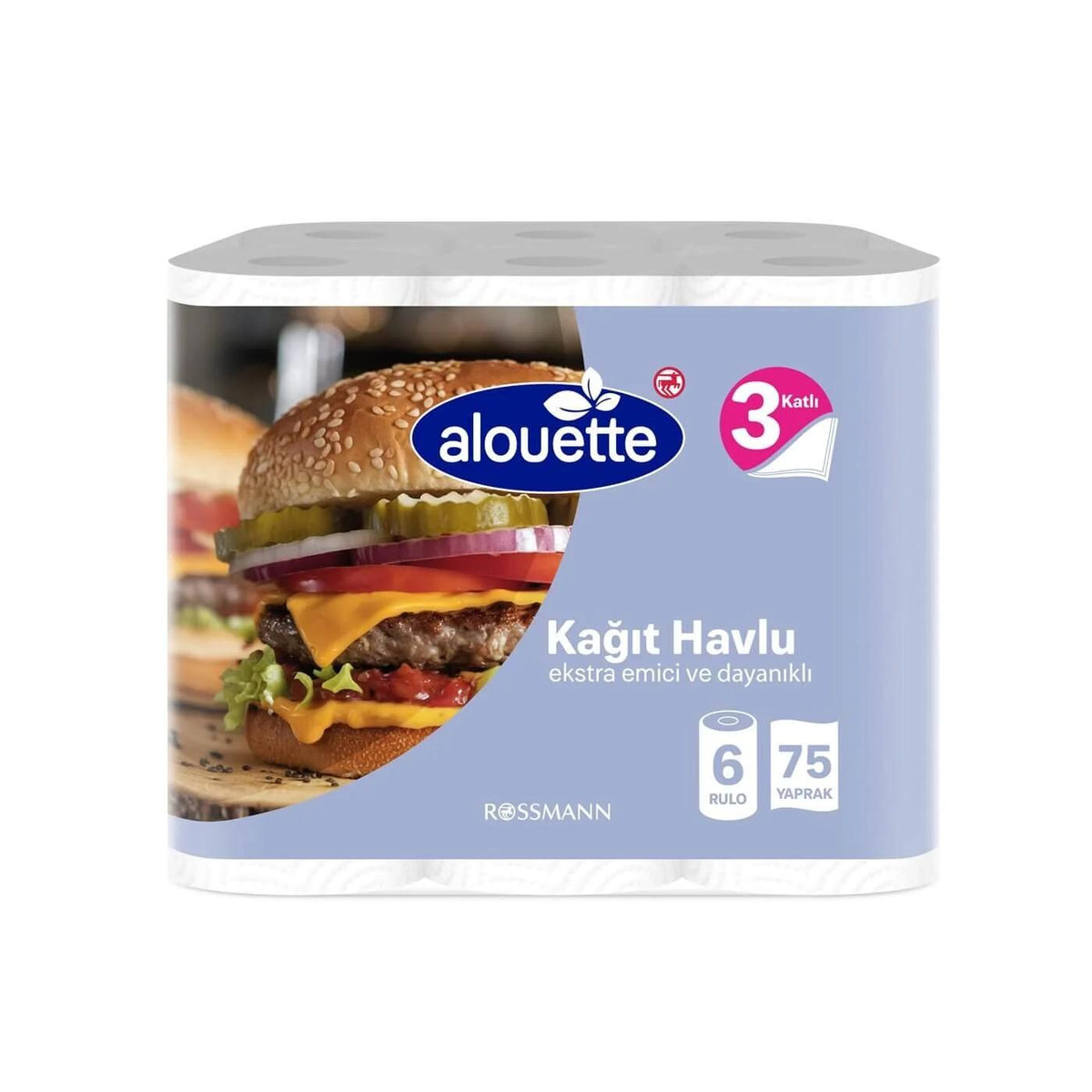 Alouette 3-Ply Ultra Absorbent Paper Towels 6-Pack by Beauty Care Bag