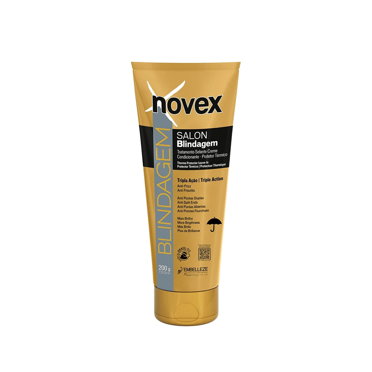 Novex Blindagem Heat Protectant Leave-In Cream 200g by Beauty Care Bag