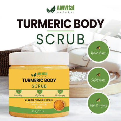 AMVital Turmeric Shower Duo (Soap + Scrub) by AMVital