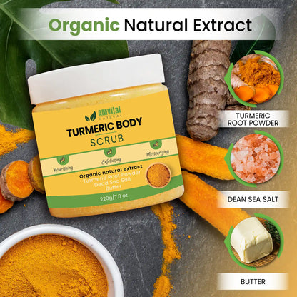 AMVital Turmeric Shower Duo (Soap + Scrub) by AMVital
