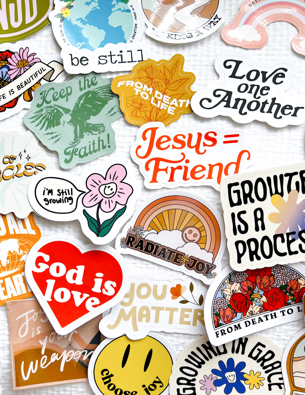 50 Random Stickers by Elevated Faith