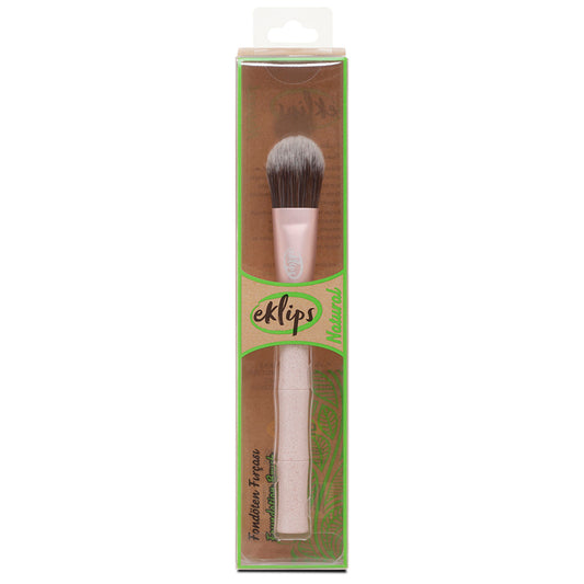 Eklips natural foundation brush with rounded bristles