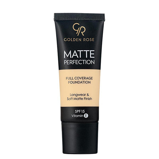 Golden Rose Matte Perfection foundation in Warm 1 with SPF 15