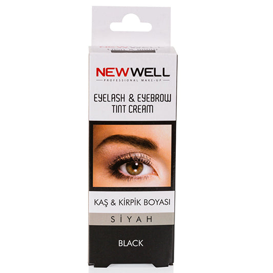 New Well eyebrow and eyelash dye, black