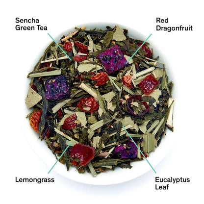 Tropic of Capricorn dragonfruit melon green tea