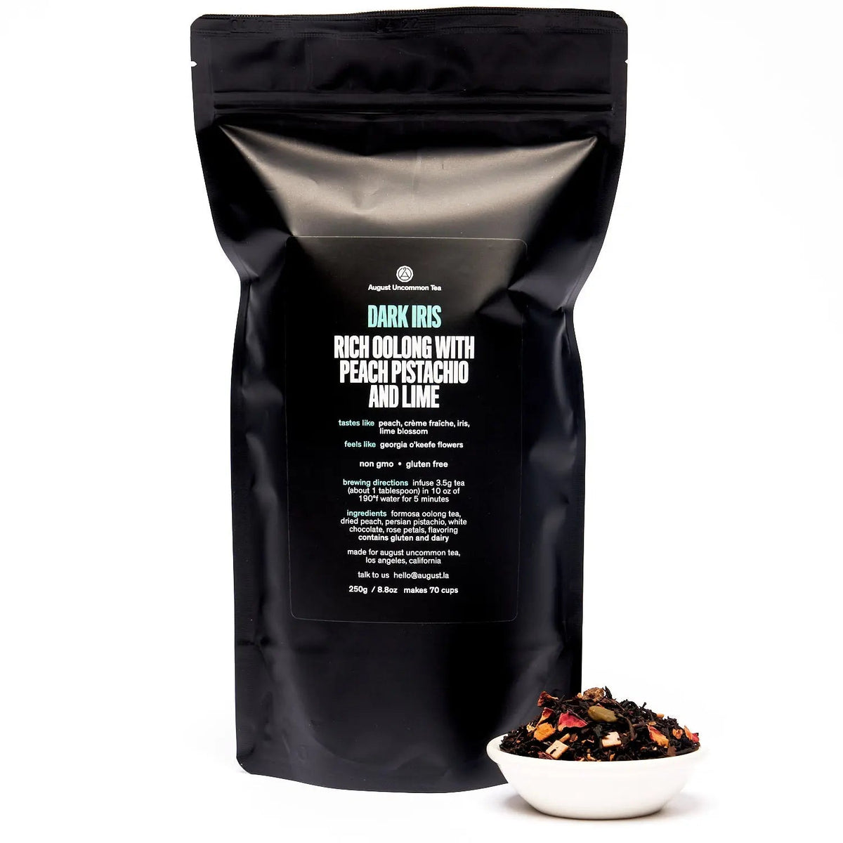 Dark Iris oolong tea – view 3