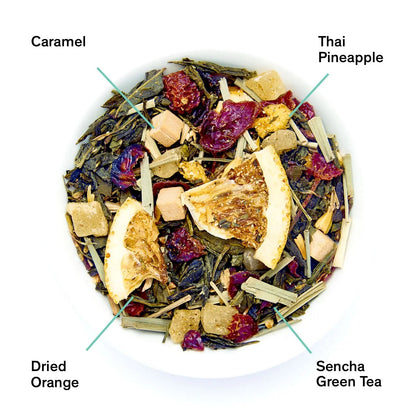 Big Easy pineapple caramel green tea