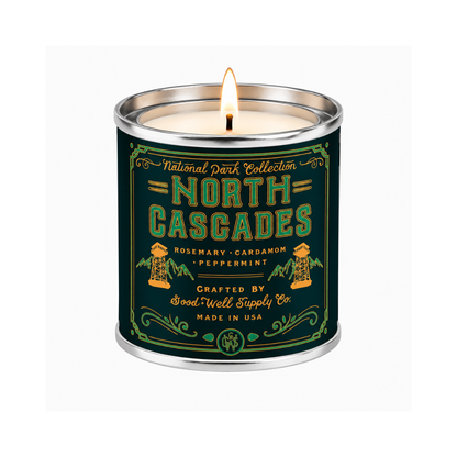 North Cascades National Park Candle by Good & Well Supply Co.