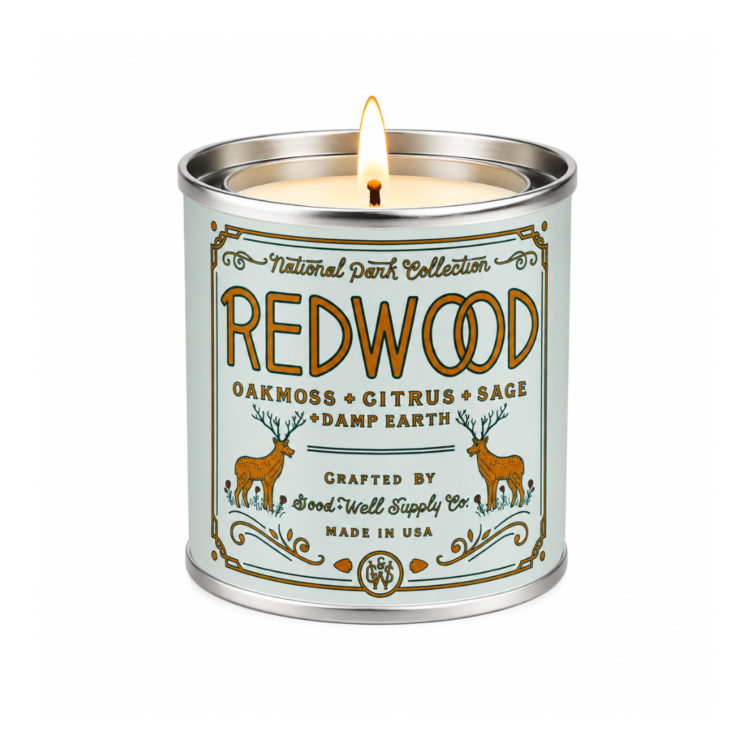 Redwood National Park Candle by Good & Well Supply Co.