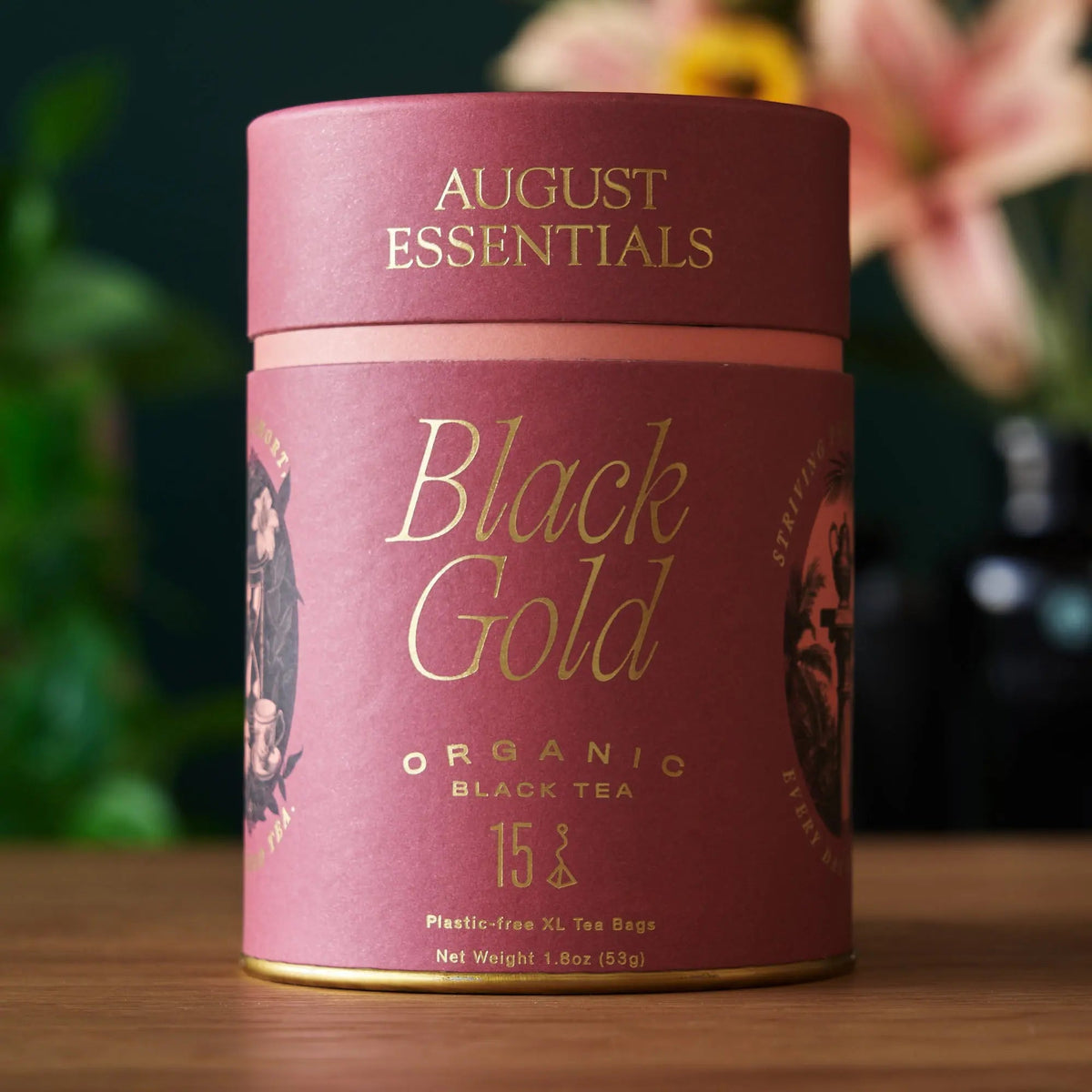 Essentials Black Gold Yunnan black tea, 15 tea bags