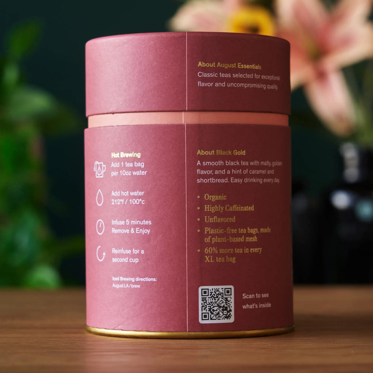 Black Gold tea bags – view 2