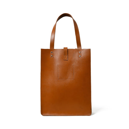 Chestnut Elegance Leather Tote by Classy Leather Bags
