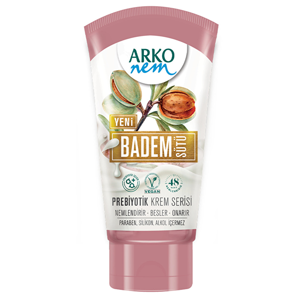 Arko Nem prebiotic almond milk face cream, 60ml