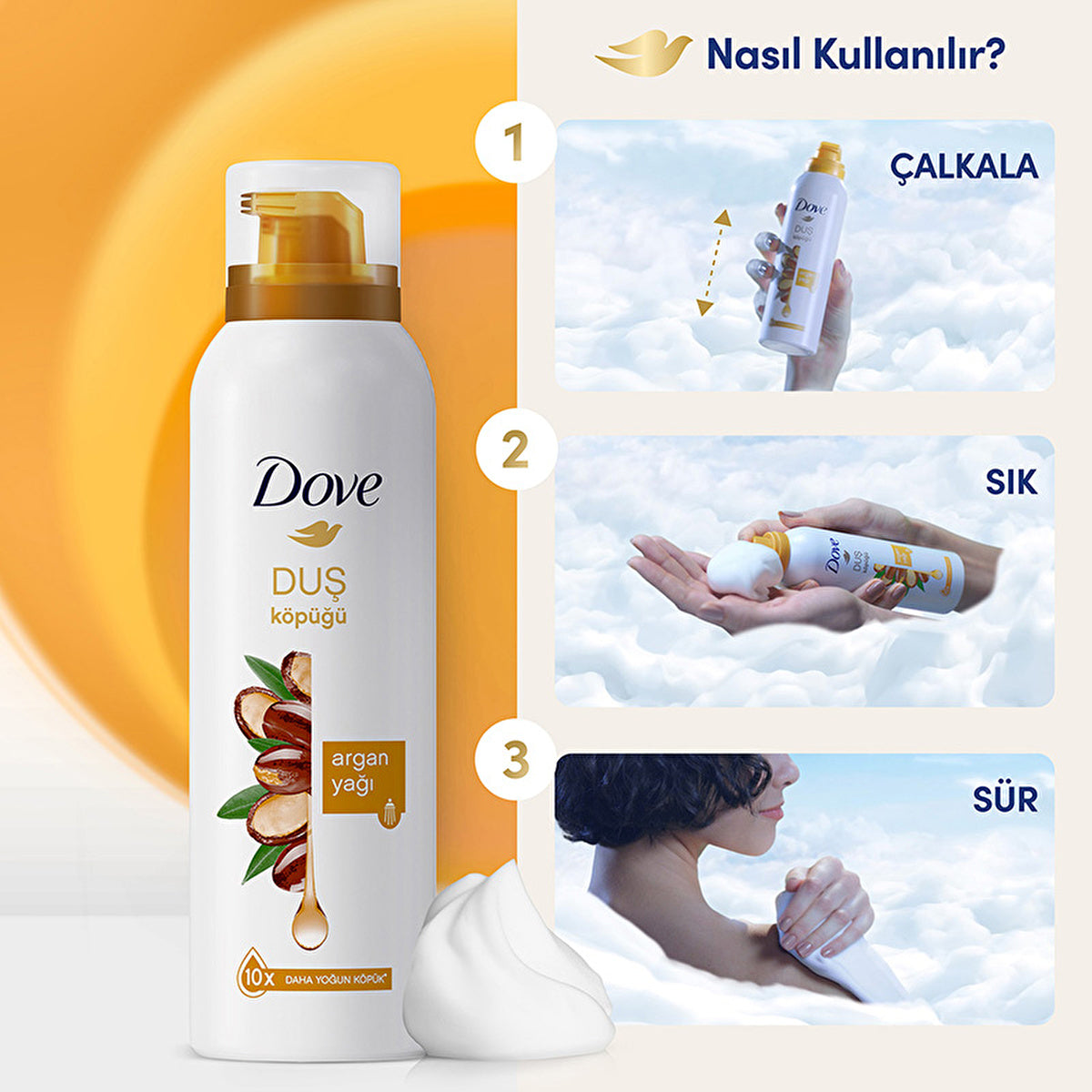 Dove foam shower gel – view 7