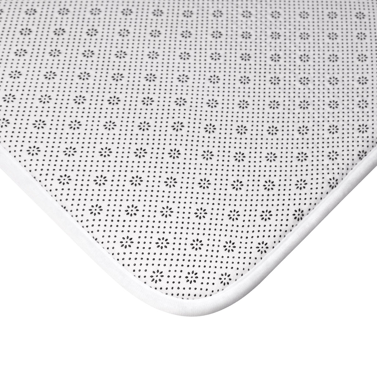 Flowers In The Field Bath Mat by Yellow Pandora