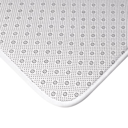 Flowers In The Field Bath Mat by Yellow Pandora