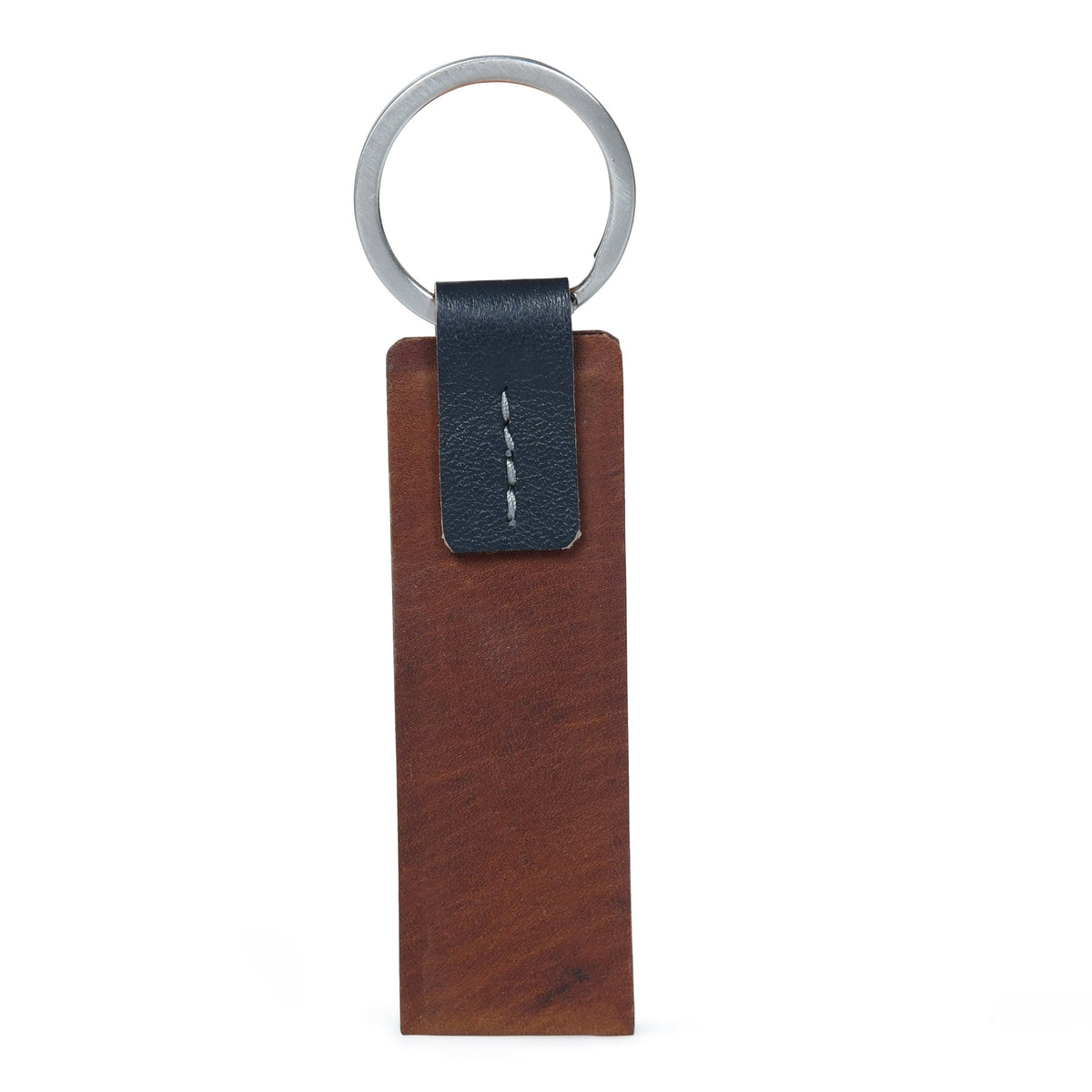 Genuine Leather & Metal Keychain by Classy Leather Bags