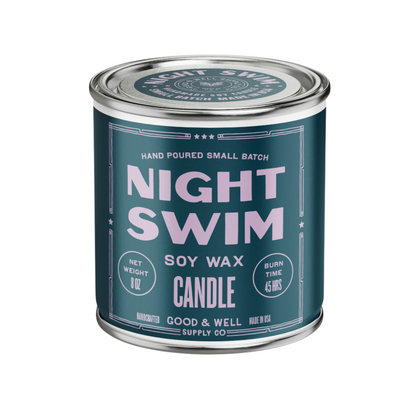 Night Swim Soy Candle by Good & Well Supply Co.