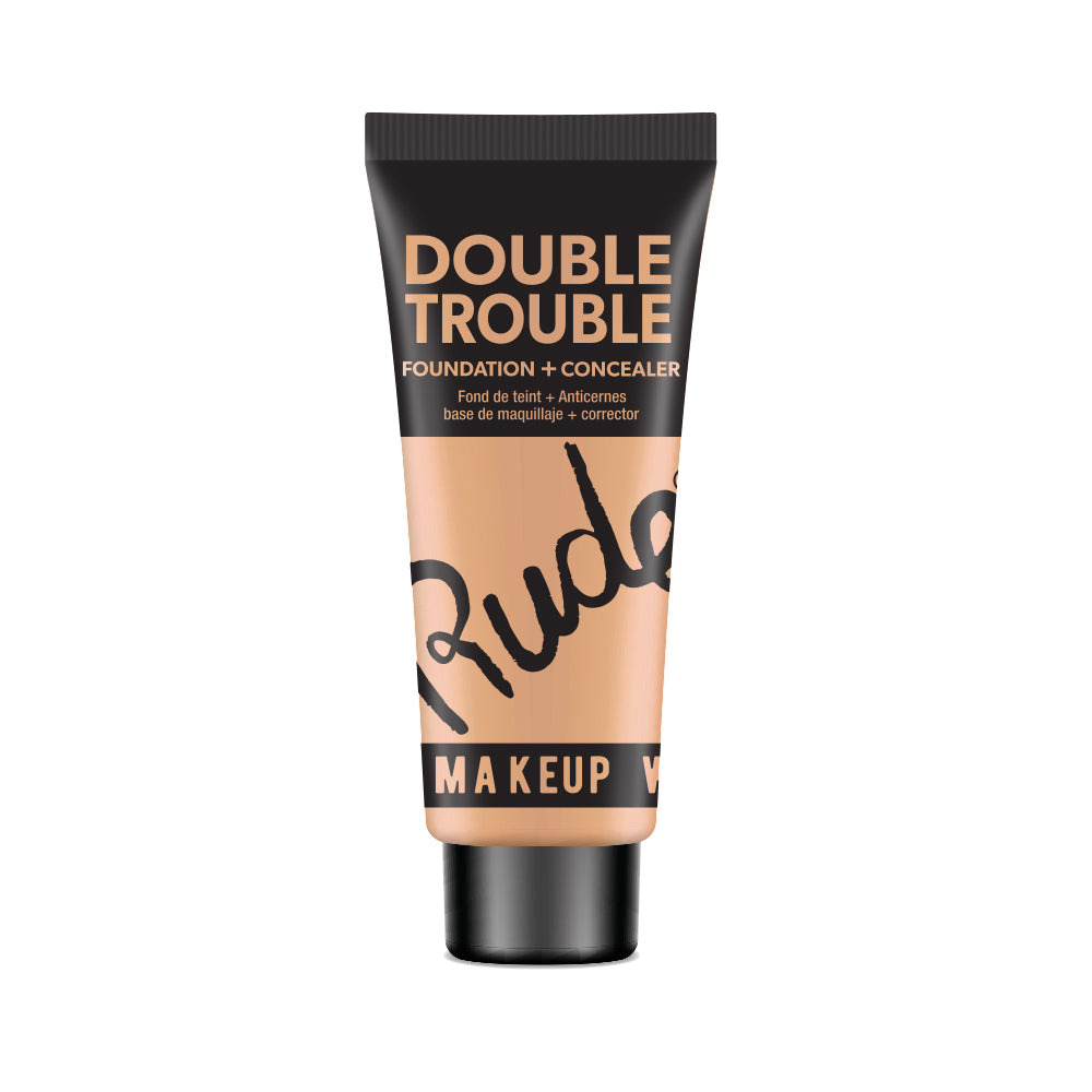 RUDE Double Trouble Foundation + Concealer - Nude 10 by Avera Group