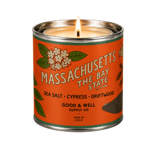 Massachusetts State Candle by Good & Well Supply Co.