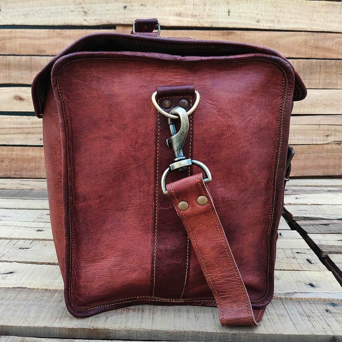 The Harrison Duffel by Classy Leather Bags