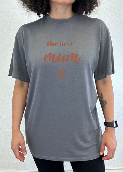 The Best Mum unisex bamboo graphic T-shirt – view 14