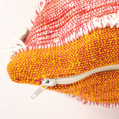 Double-Sided Woven Cotton Striped Pillow by Rust & Cinder