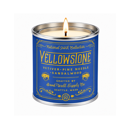 Yellowstone National Park Candle by Good & Well Supply Co.