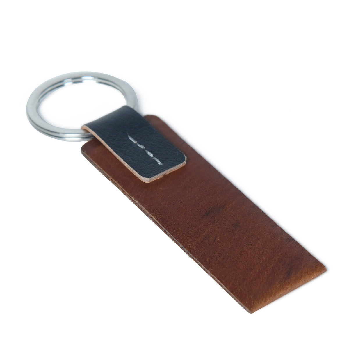 Genuine Leather & Metal Keychain by Classy Leather Bags