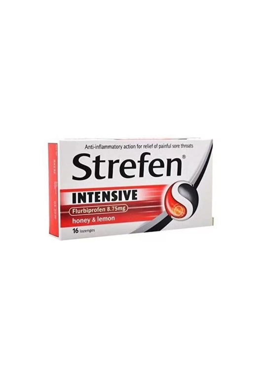 Strefen Medicated Lozenges - Honey & Lemon Flavored, 16 Count by Beauty Care Bag
