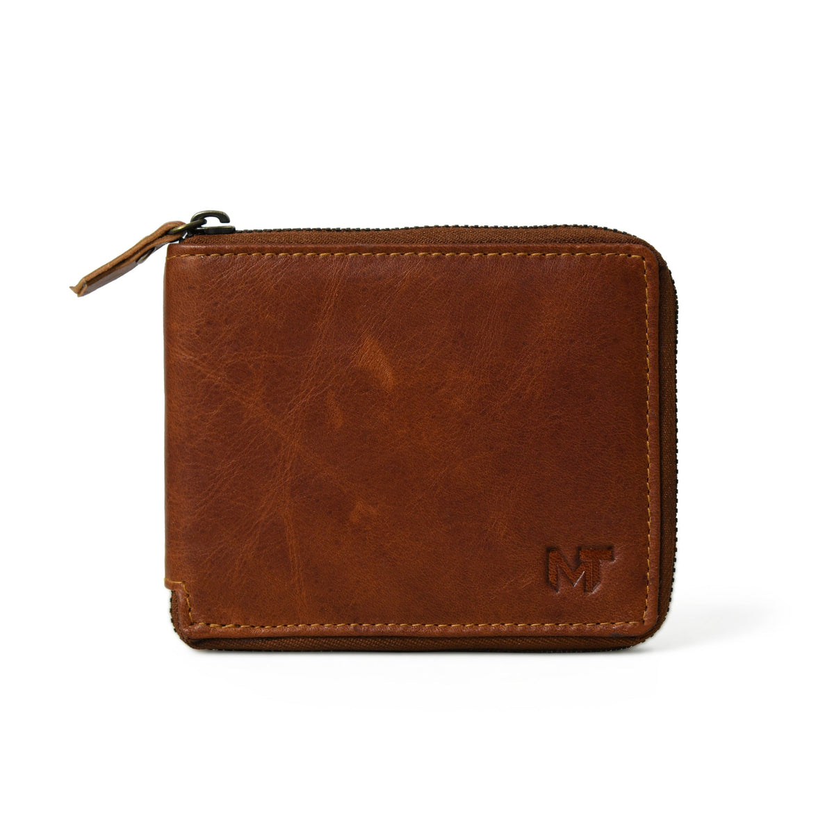 Adams Bi-Fold Wallet- Walnut Brown by Classy Leather Bags