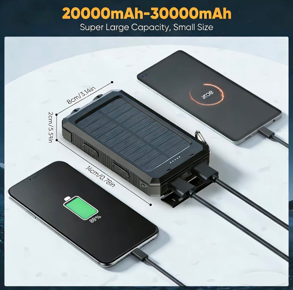 SolarCharge Outdoor Power Bank by V.I.P Digital Presence