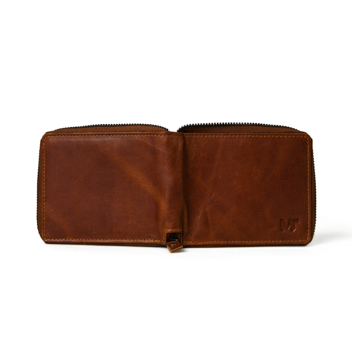 Adams Bi-Fold Wallet- Walnut Brown by Classy Leather Bags